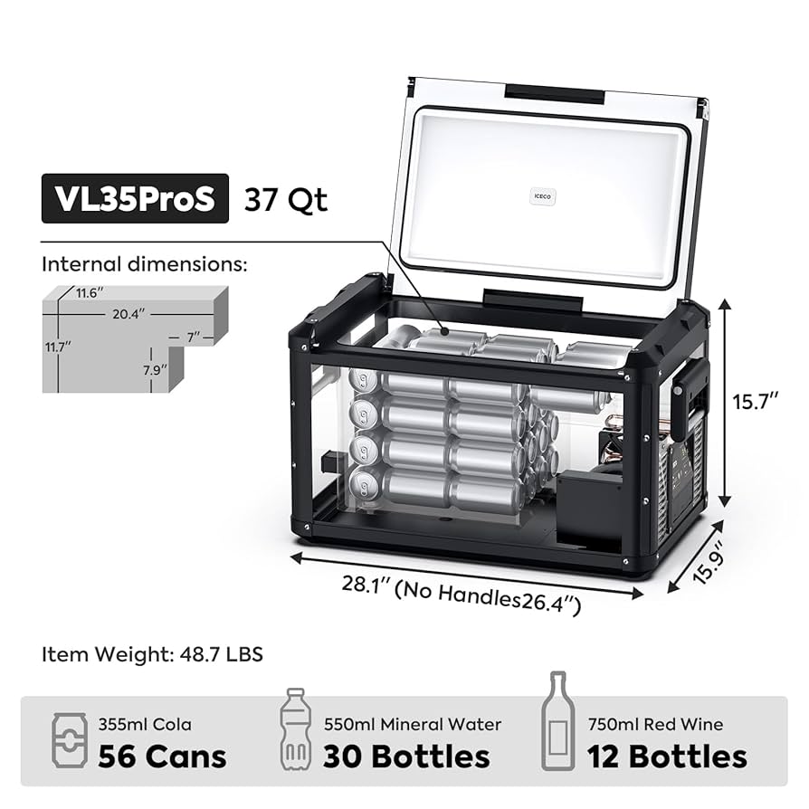 Amazon.com: ICECO VL35 ProS Portable Fridge with Multi